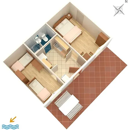With A Parking Space Selce, Crikvenica - 2381 Apartment *